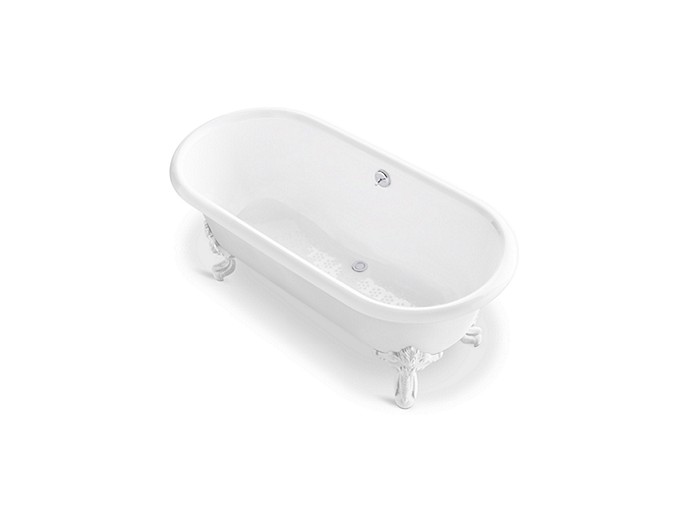 FREESTANDING CLAW FOOT BATHTUB WITH WHITE EXTERIOR CIRCE™ by Kallista P50202-W-0-0-large